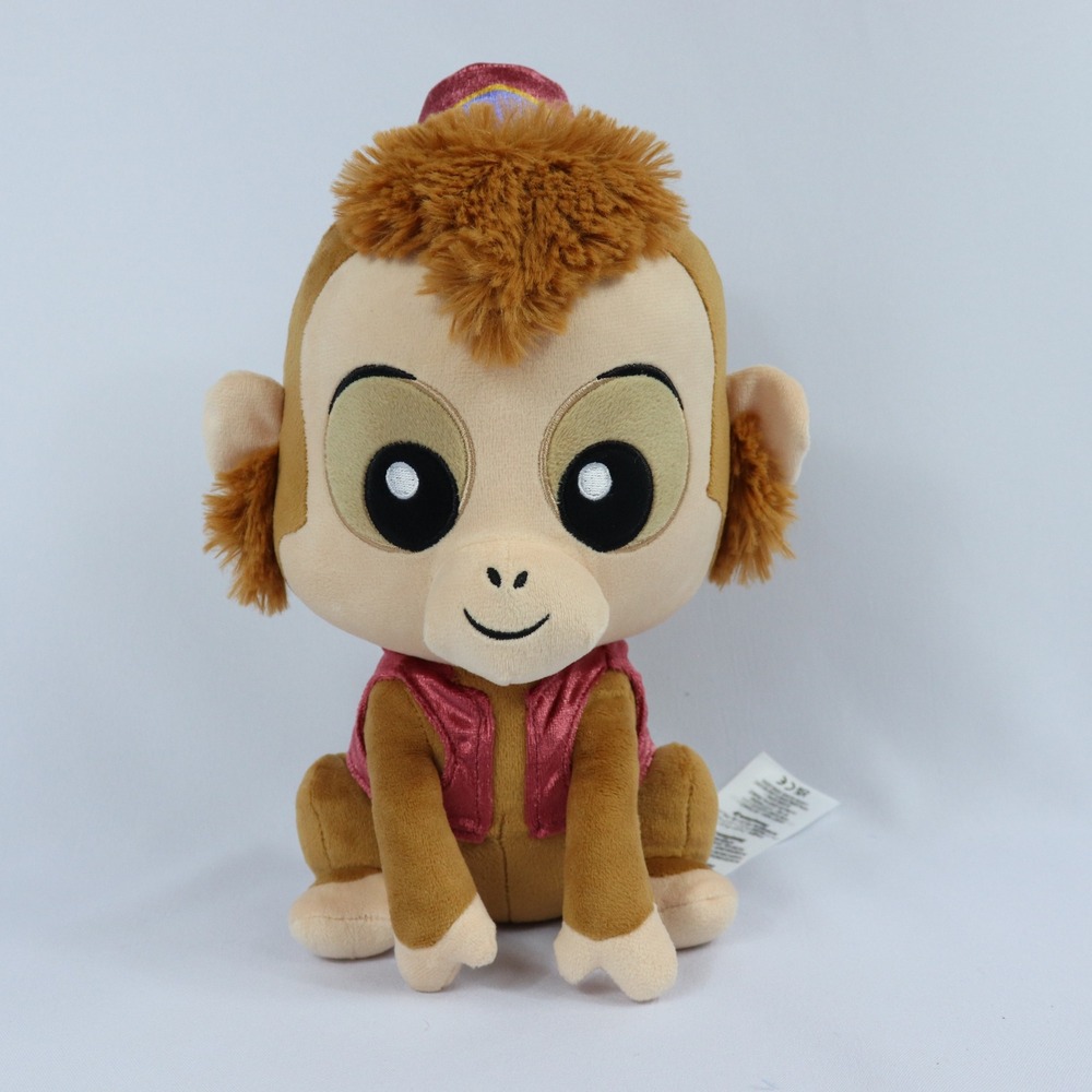 Disney Store Aladdin Abu Monkey Big Head Plush Stuffed Animal 12"